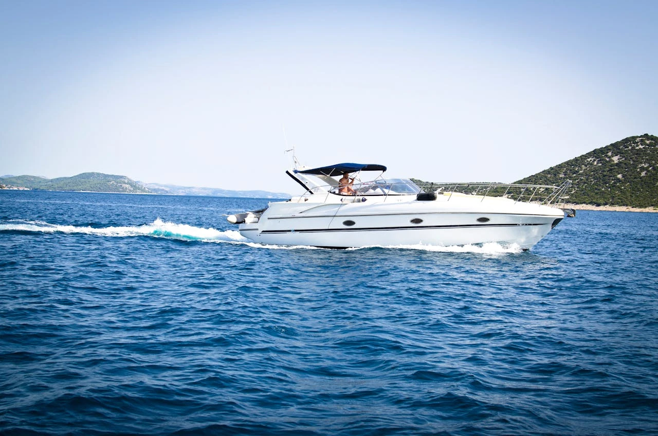 Yachts sail the seas