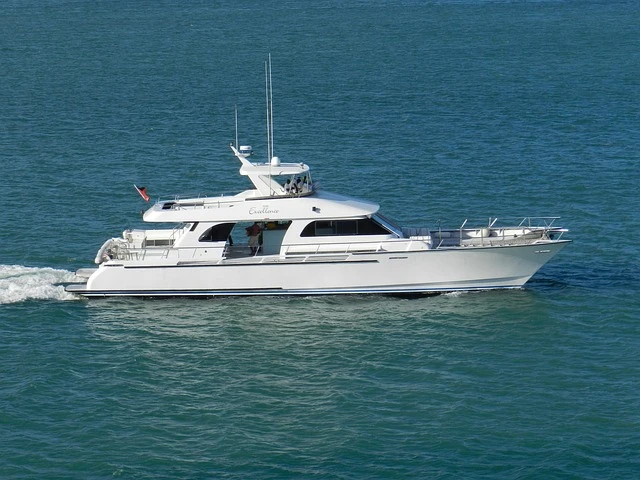 Yachts sail the seas