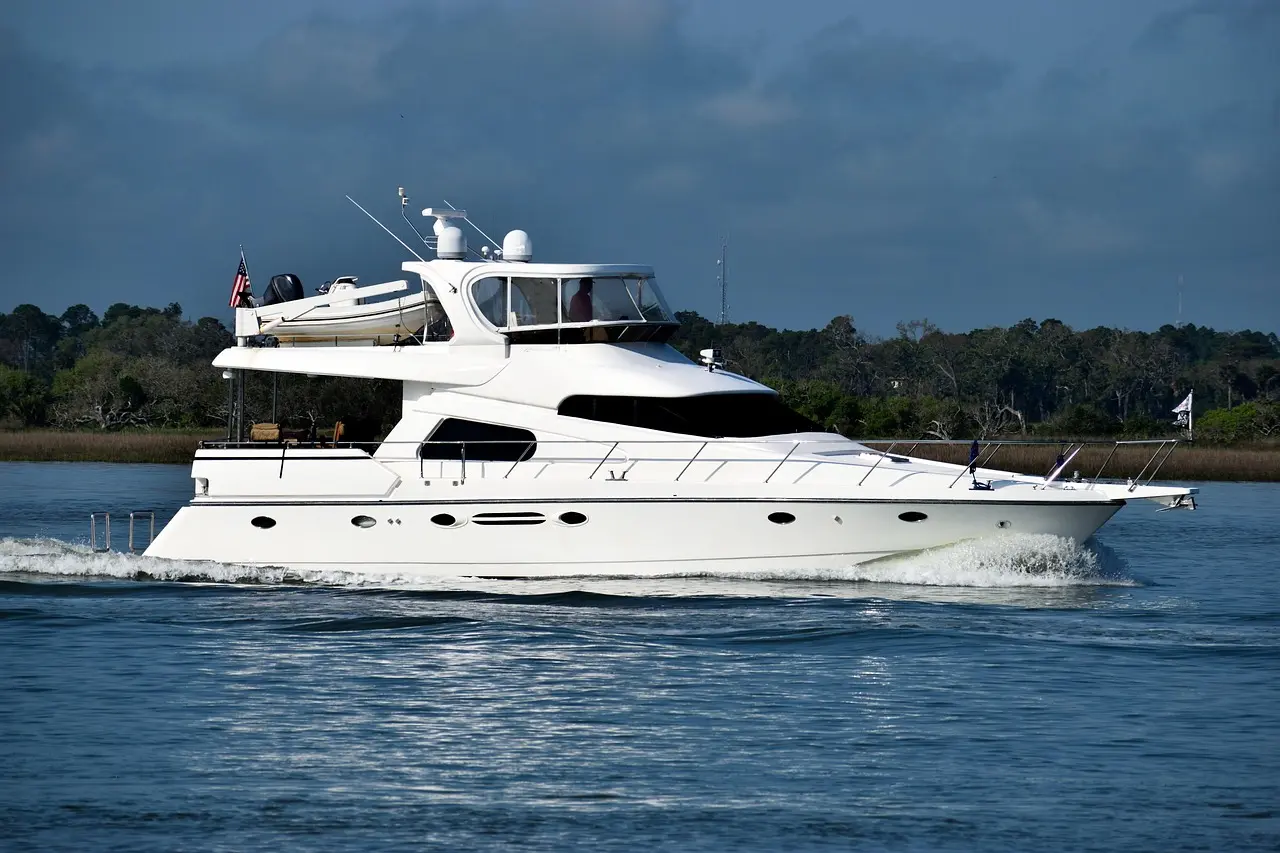 Yachts sail the seas