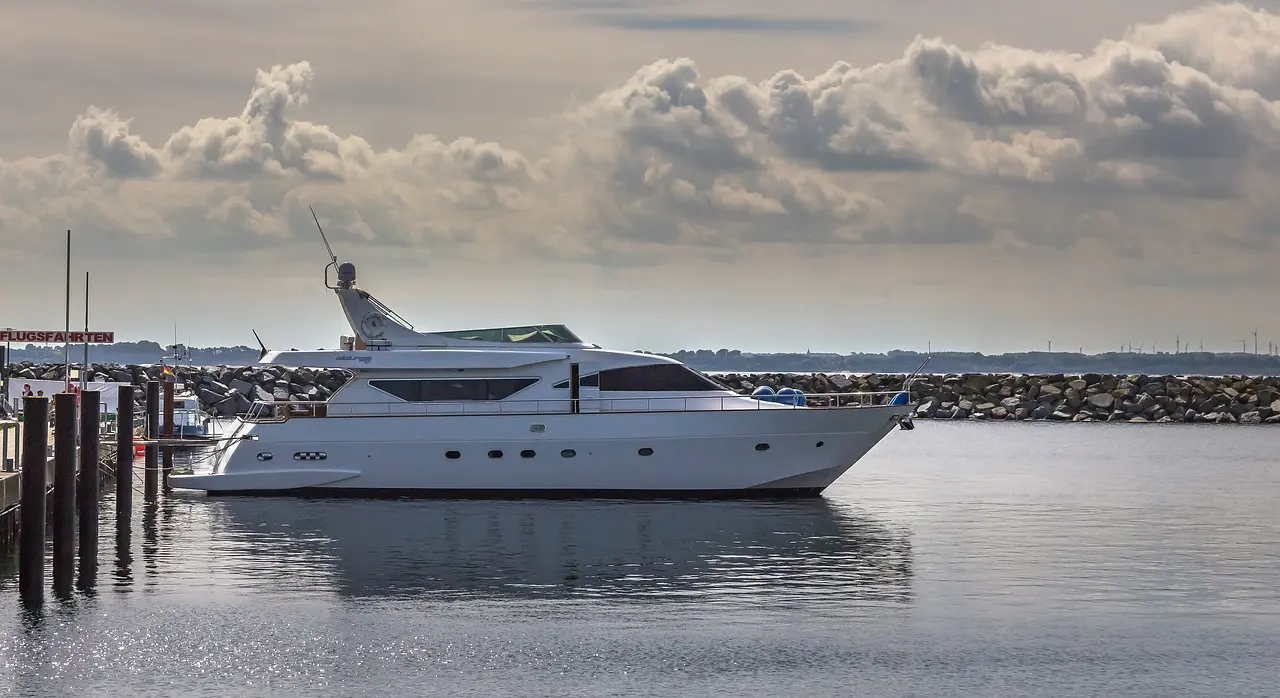 Yacht on the water