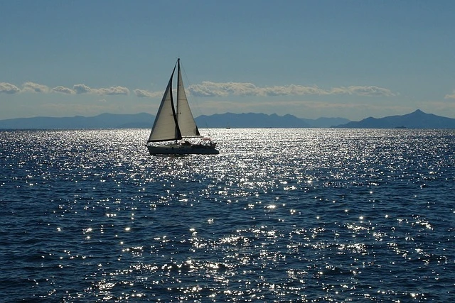 Sailboat on the water