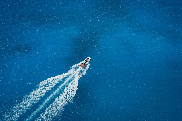 Yacht on the water