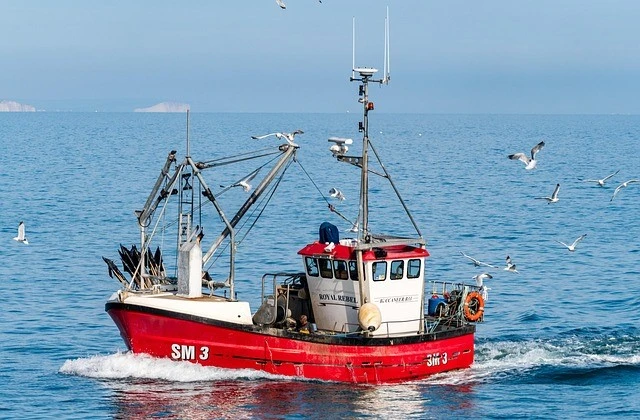 A fishing boat on the water
